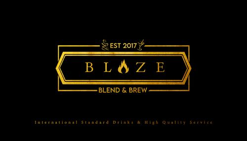 Blaze Blend and Brew Logo