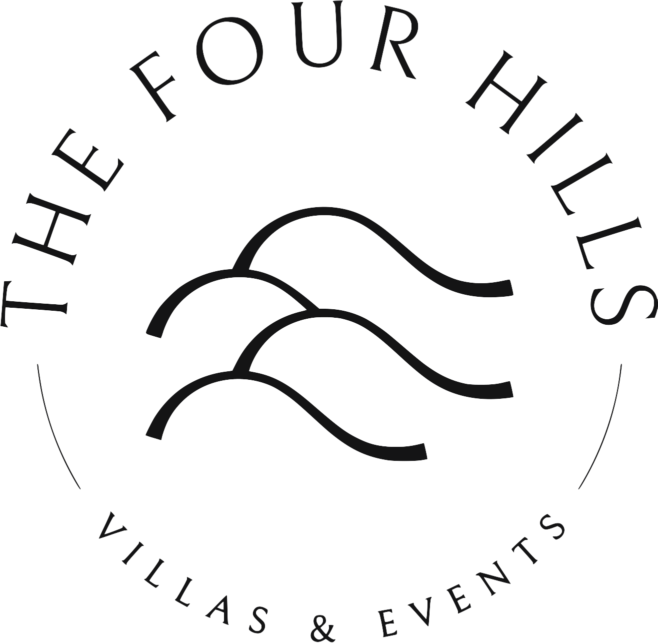 Four Hills Villas and Events Place Logo