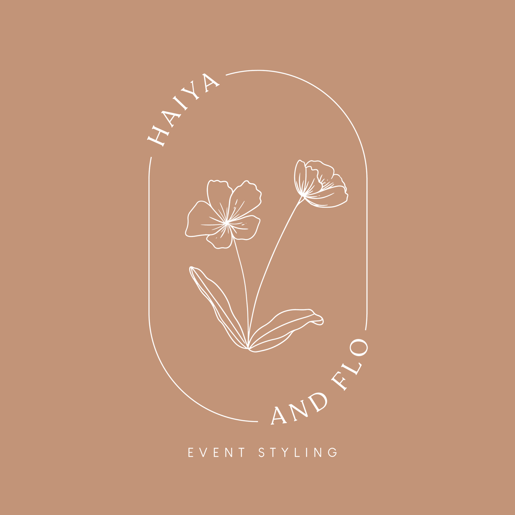 Haiya and Flo Event Styling Services Logo